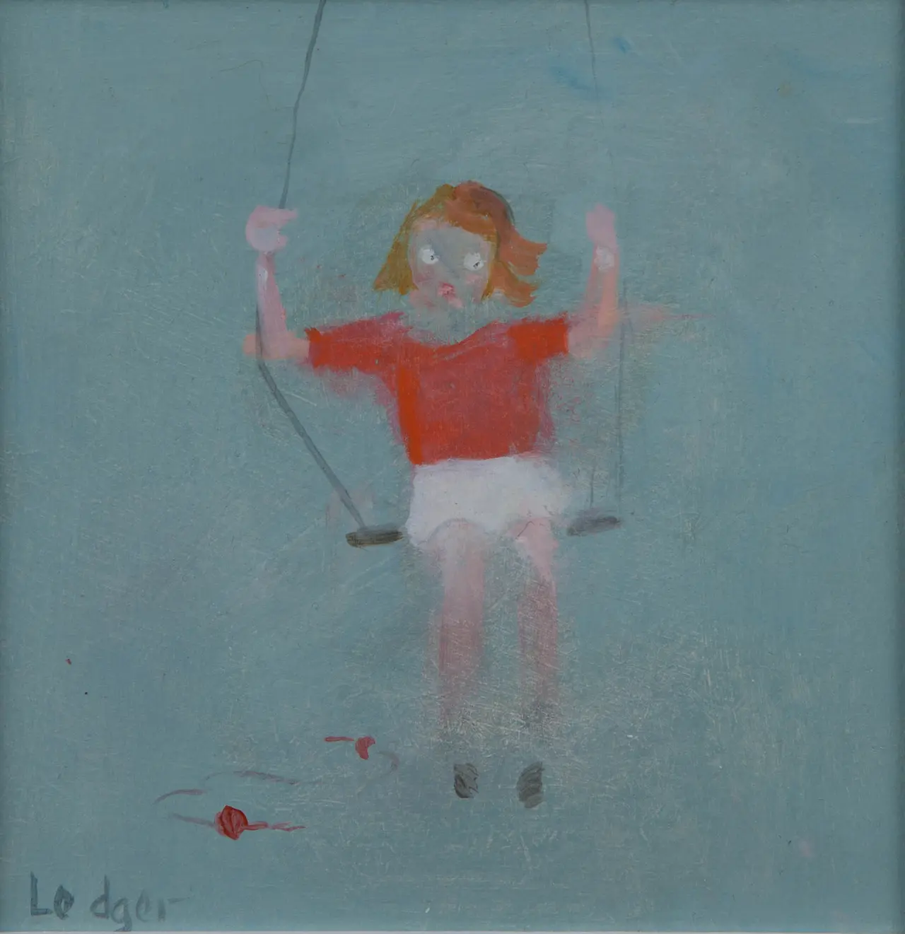 Janet Ledger - at the swings