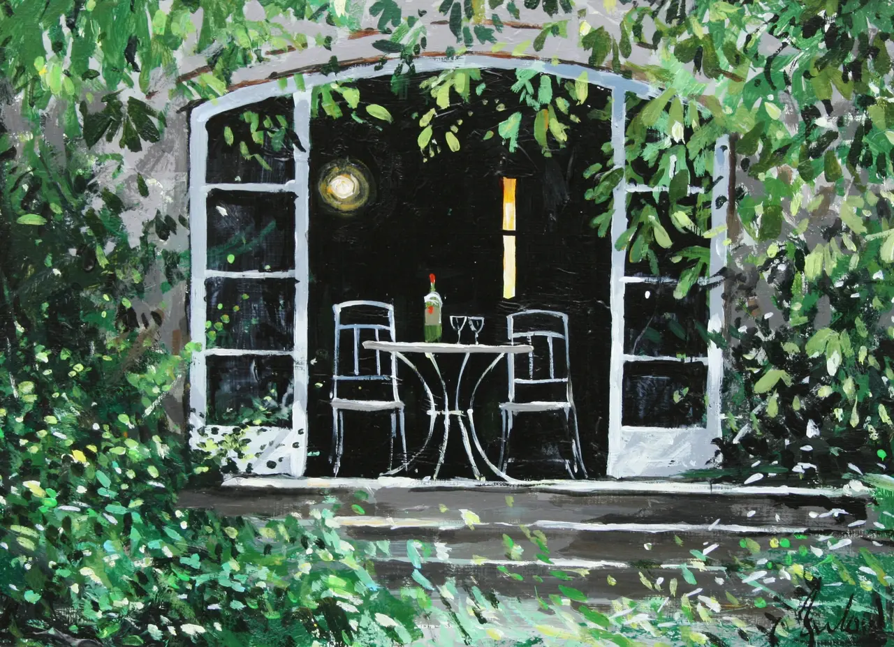 Jeremy Barlow - terrace, st. remy