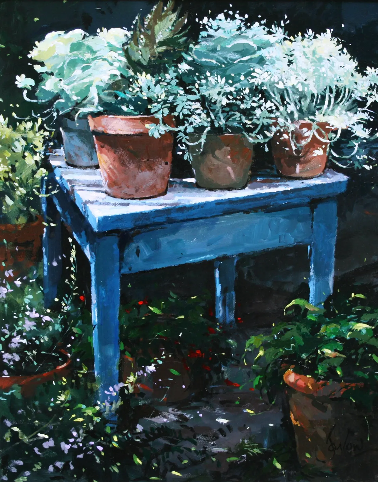 Jeremy Barlow - garden table, lacoste