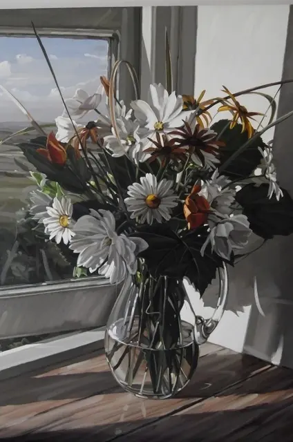 Jim Farrant - cosmos and daisies
