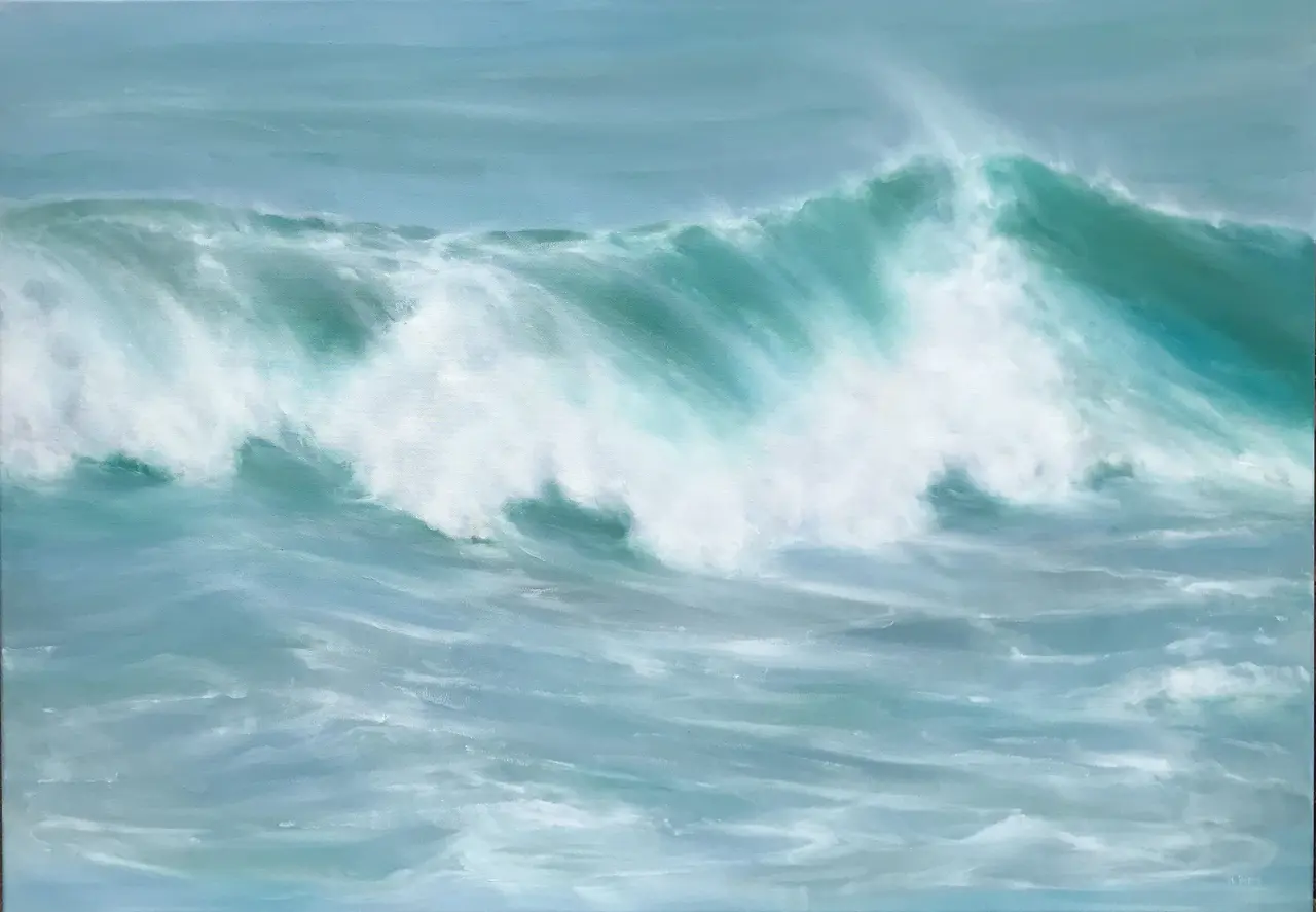 Jo Bemis - grey turquoise 