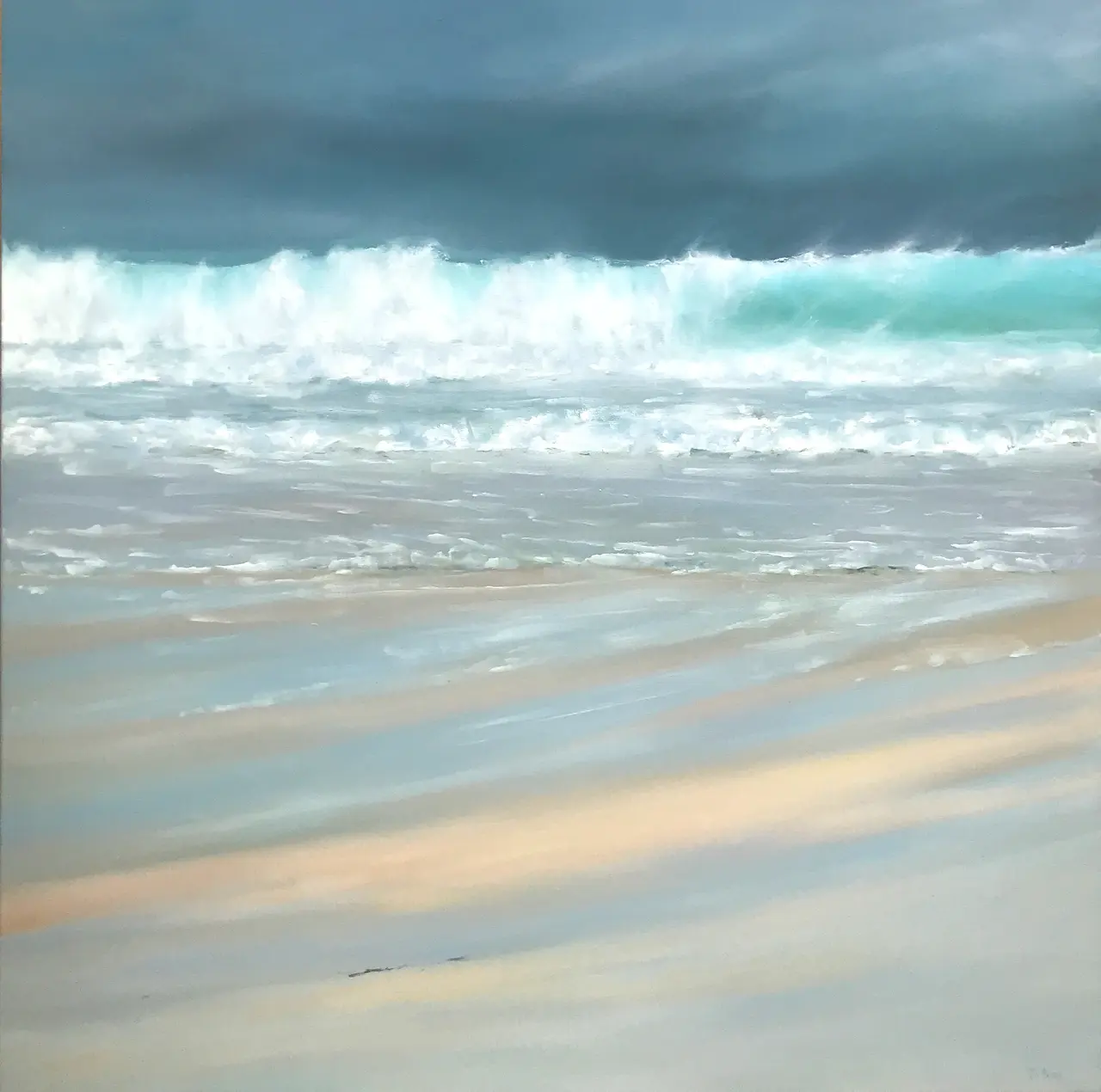 Jo Bemis - low tide, porthmeor 