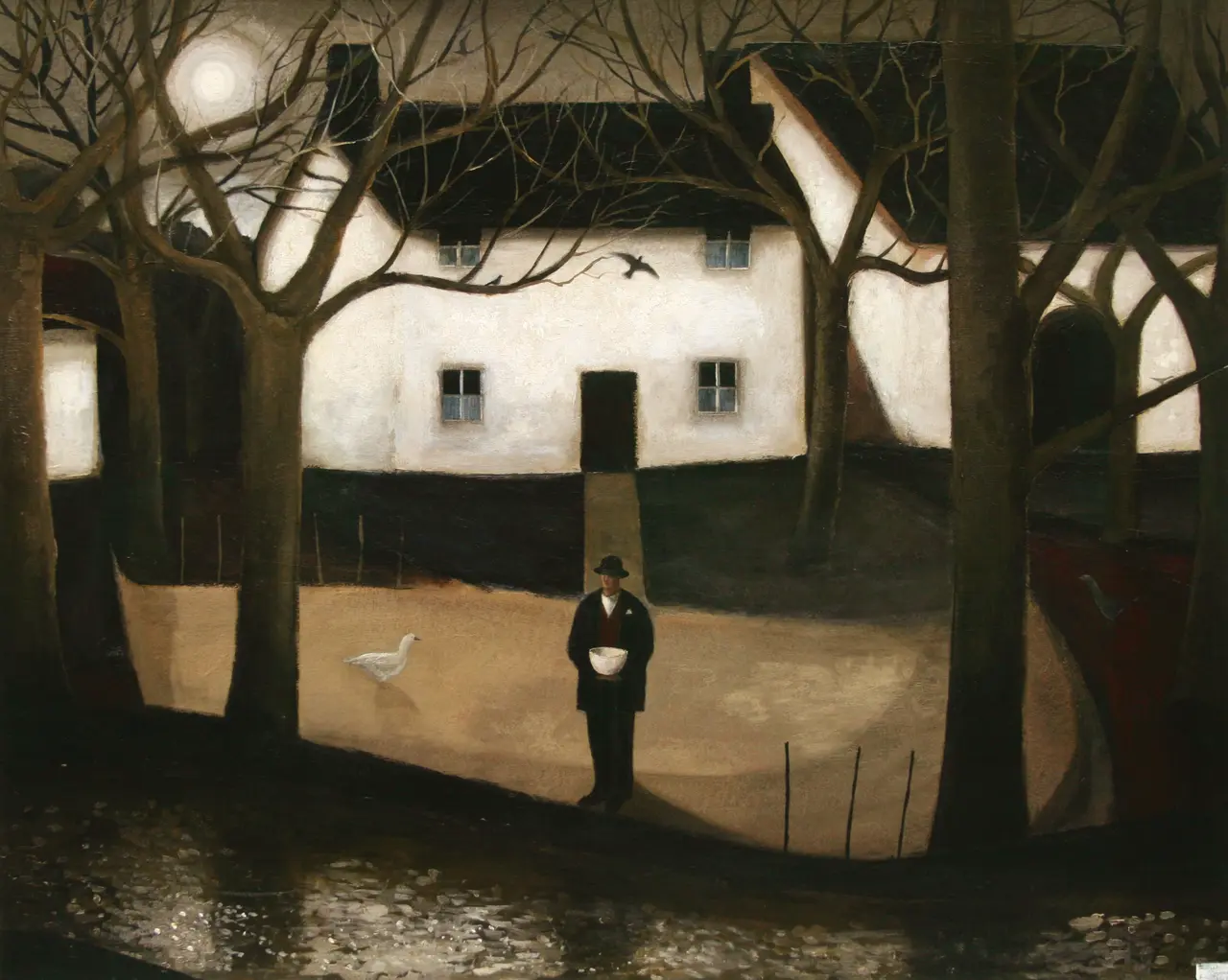 John Caple - twilight orchard, somerset