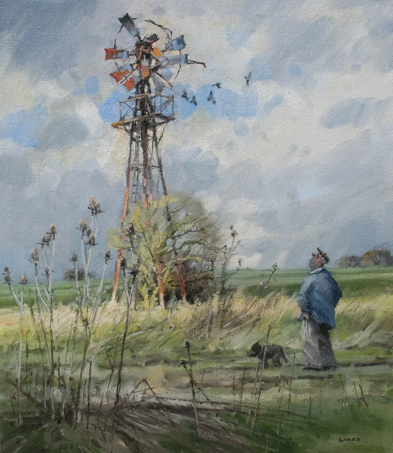 John Lines - teasels and turbine