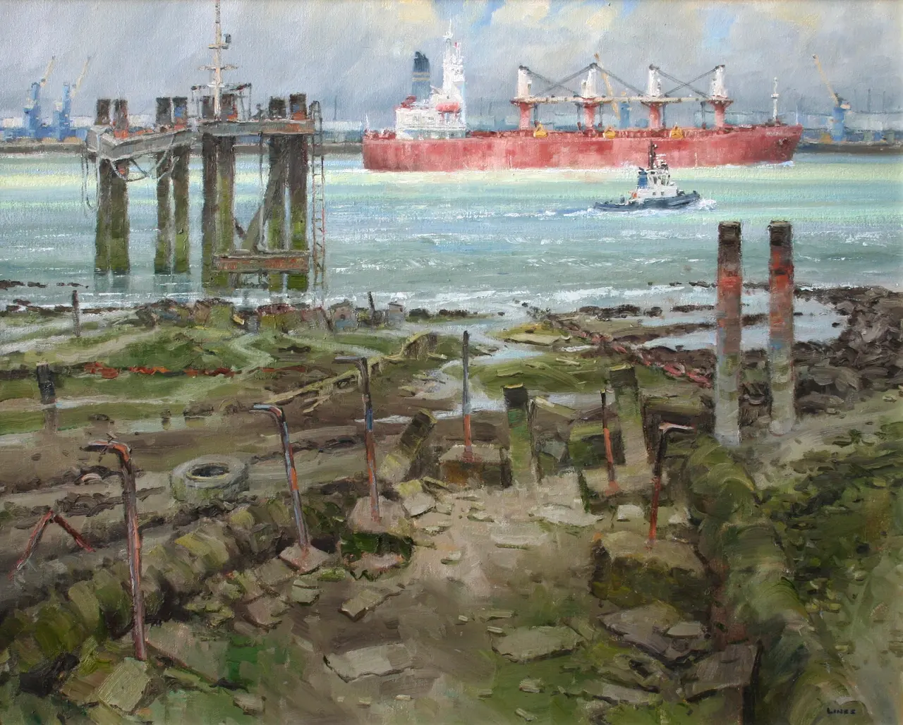 John Lines - departing bulker