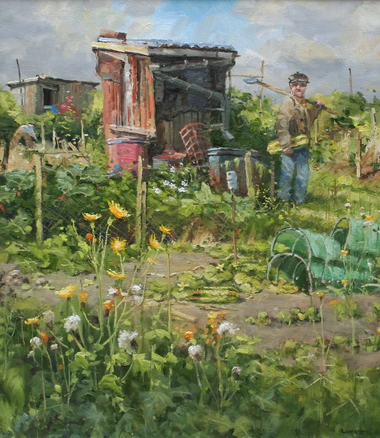 John Lines - hawkweed and marrow