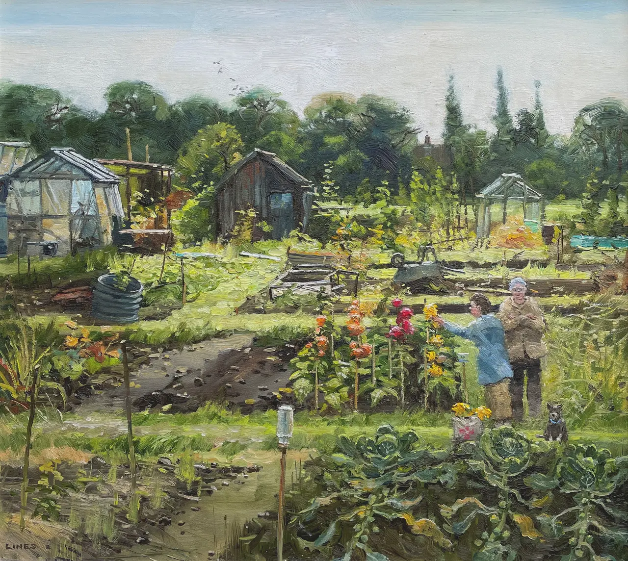 John Lines - the flower show hopeful