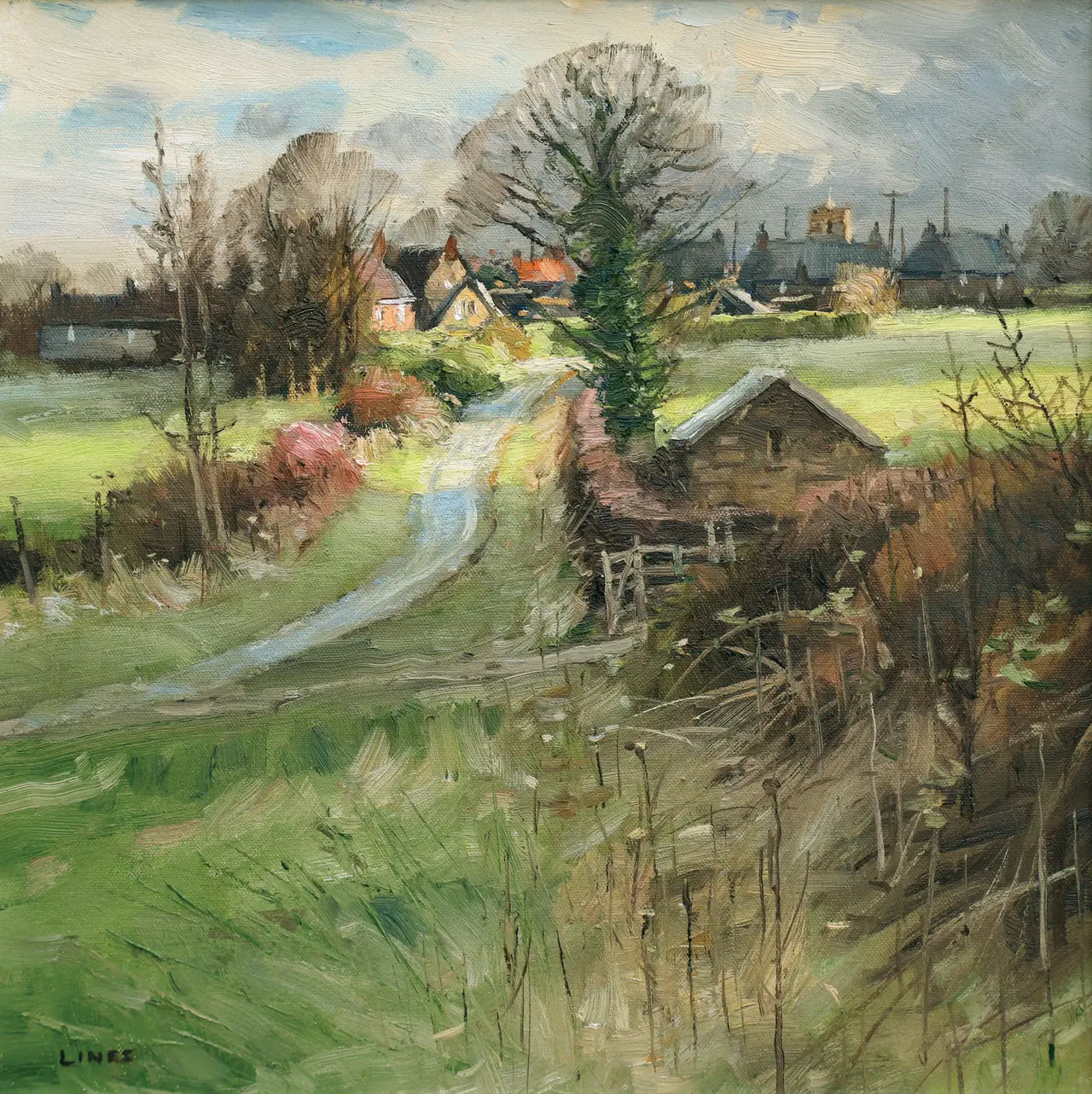 John Lines - back lane sunshine