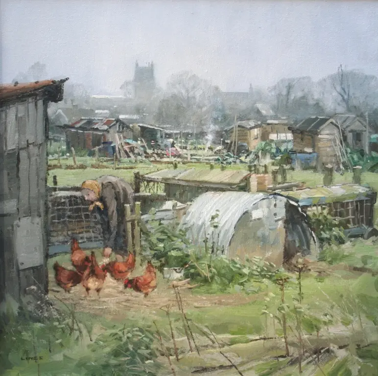 John Lines - feeding the chucks