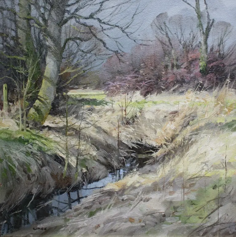John Lines - streamside winter