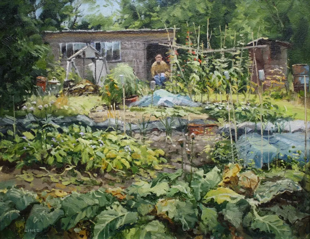 John Lines - allotment cuppa