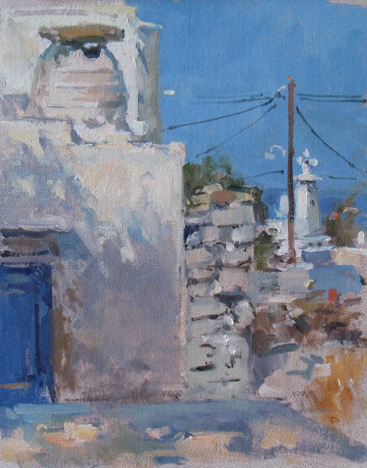 John Martin - afternoon shadows, sifnos