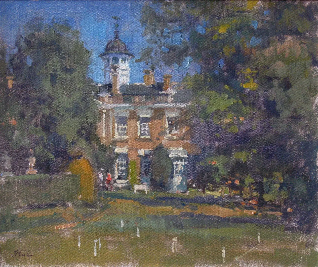 John Martin - the croquet lawn, polesden lacey