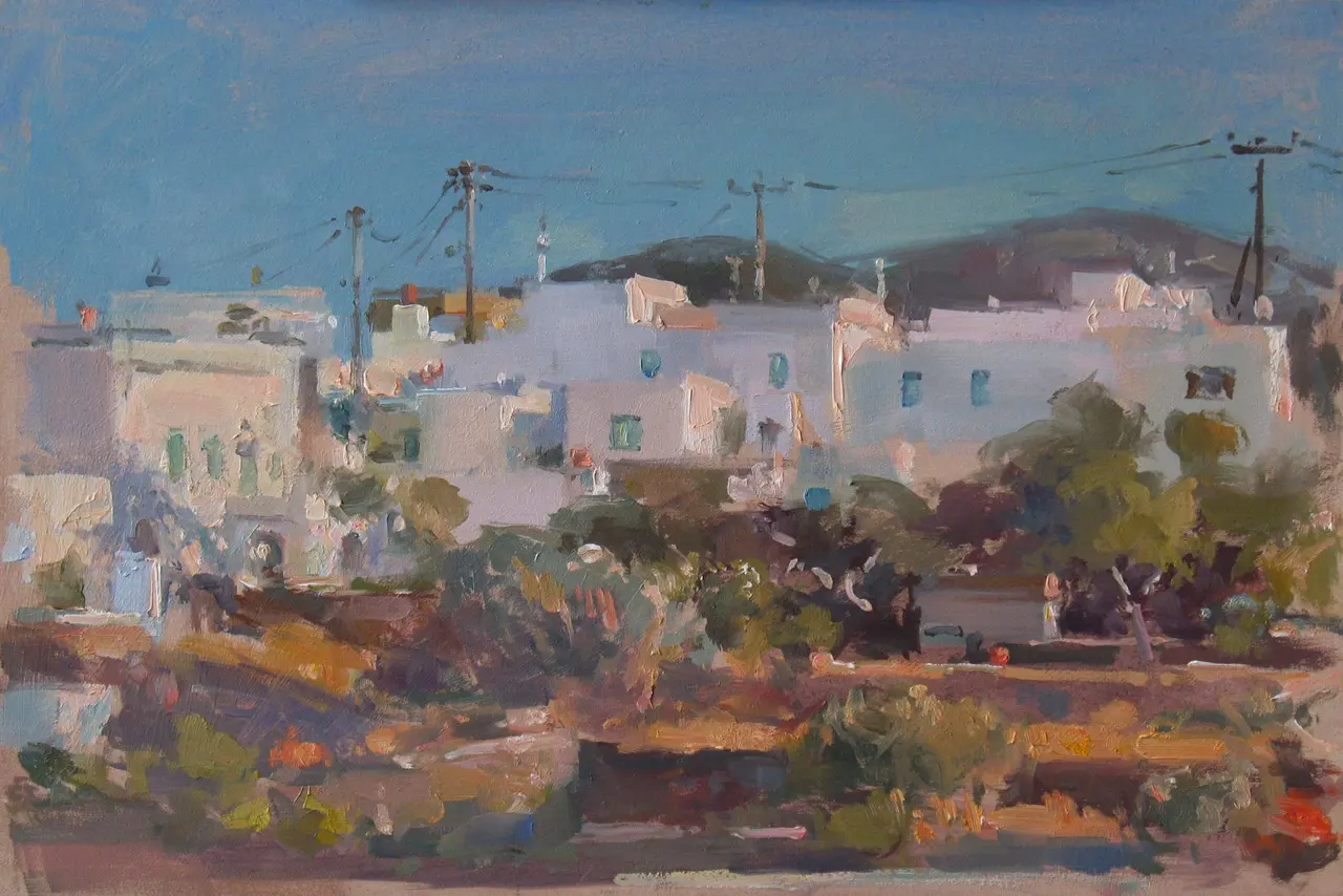 John Martin - evening light, sifnos