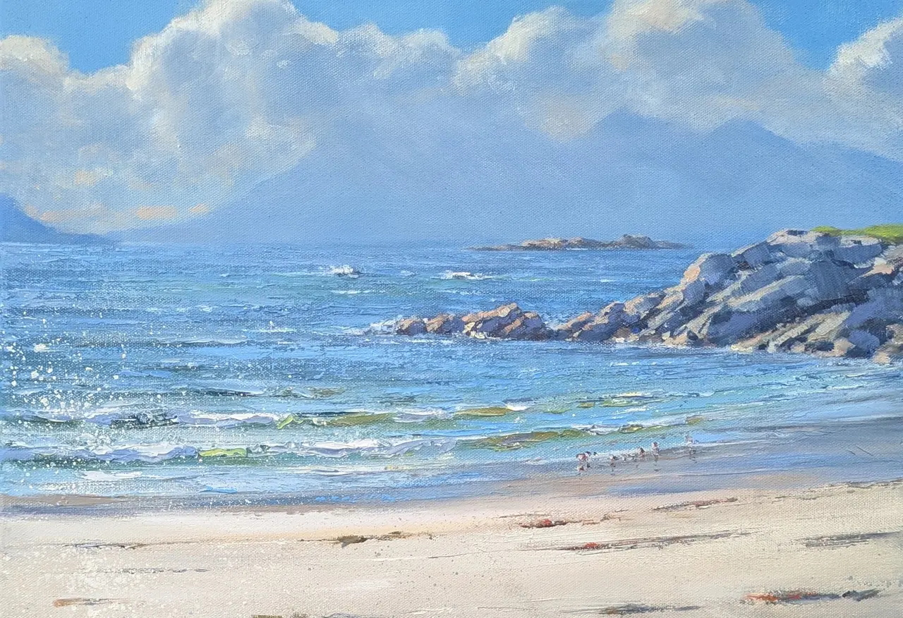 Julian Mason - quiet beach, morar