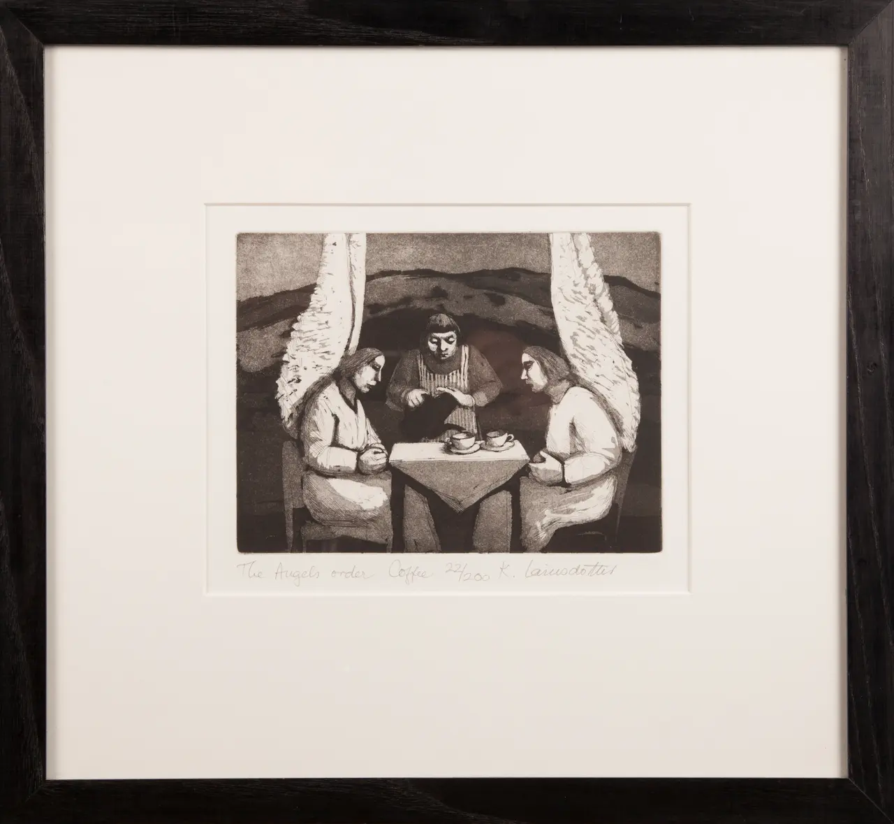 Karolina Larusdottir - the angels order coffee