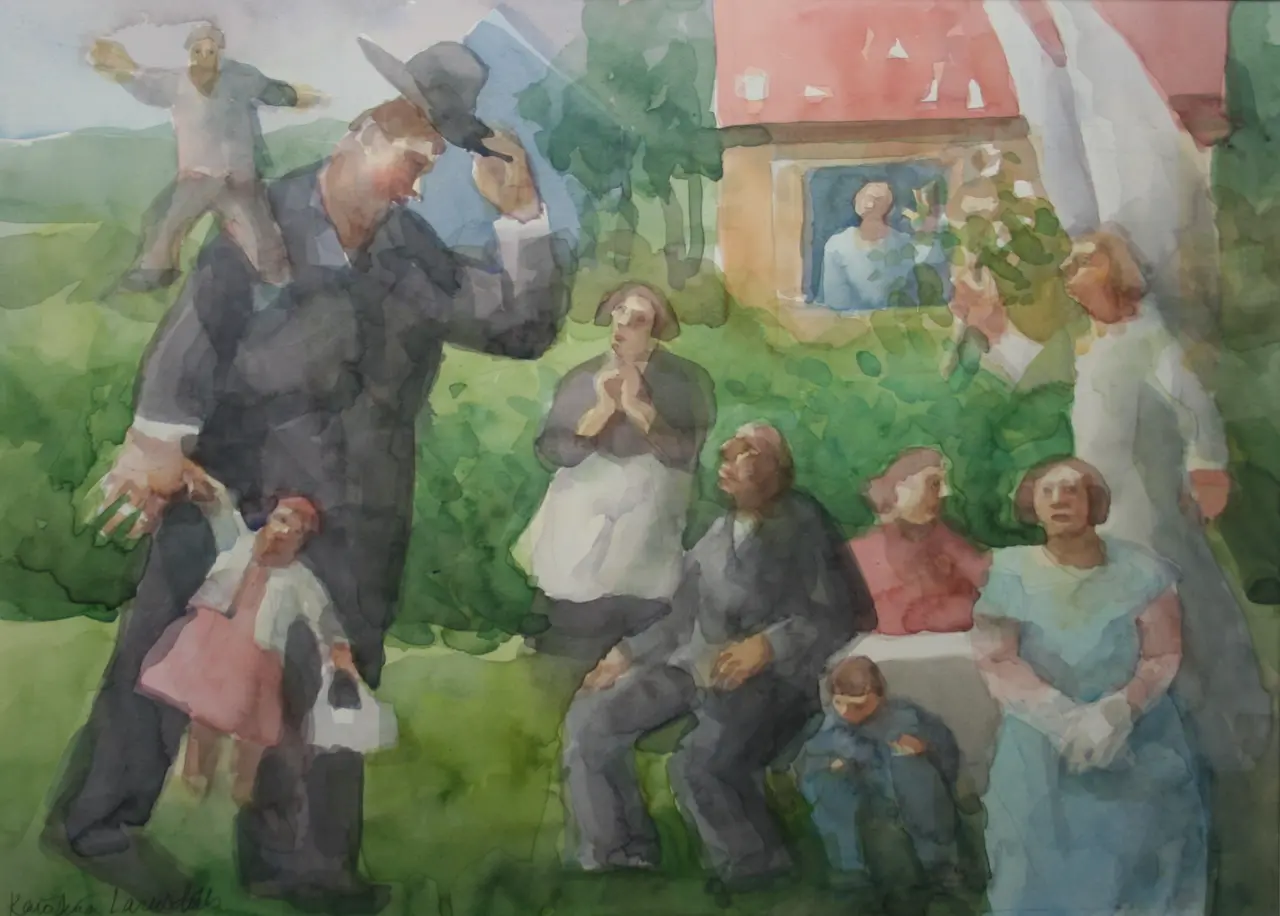 Karólína Lárusdóttir - waiting in the garden