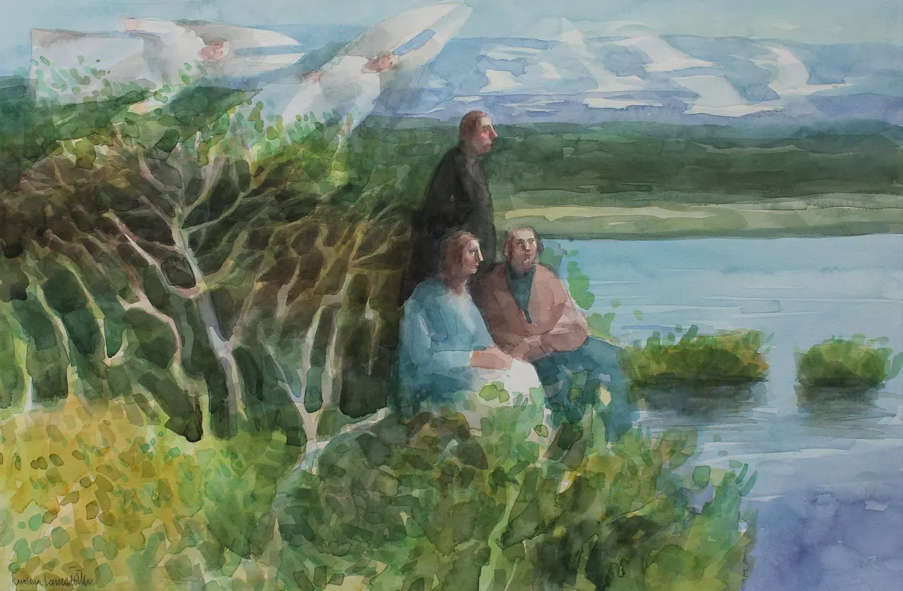 Karólína Lárusdóttir - by the river