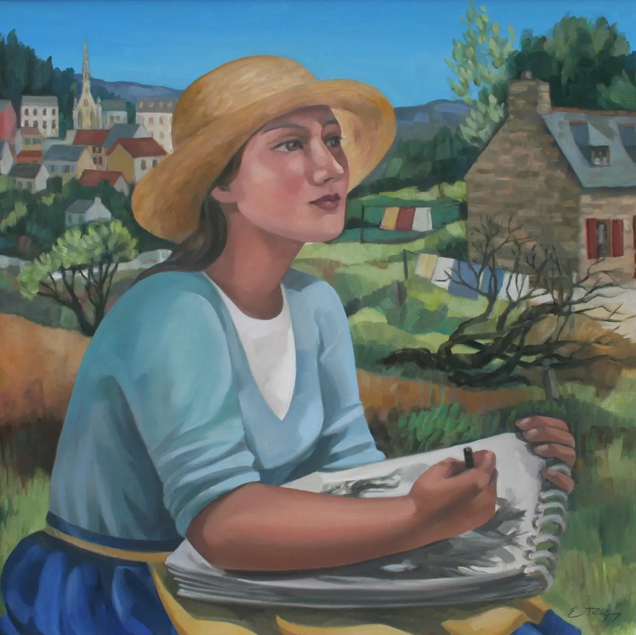 Elizabeth Ridgway - artist en plein air