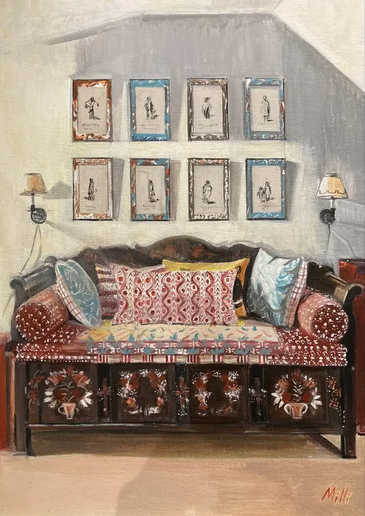 Louise Millin - room portrait - alexandra tolstoy