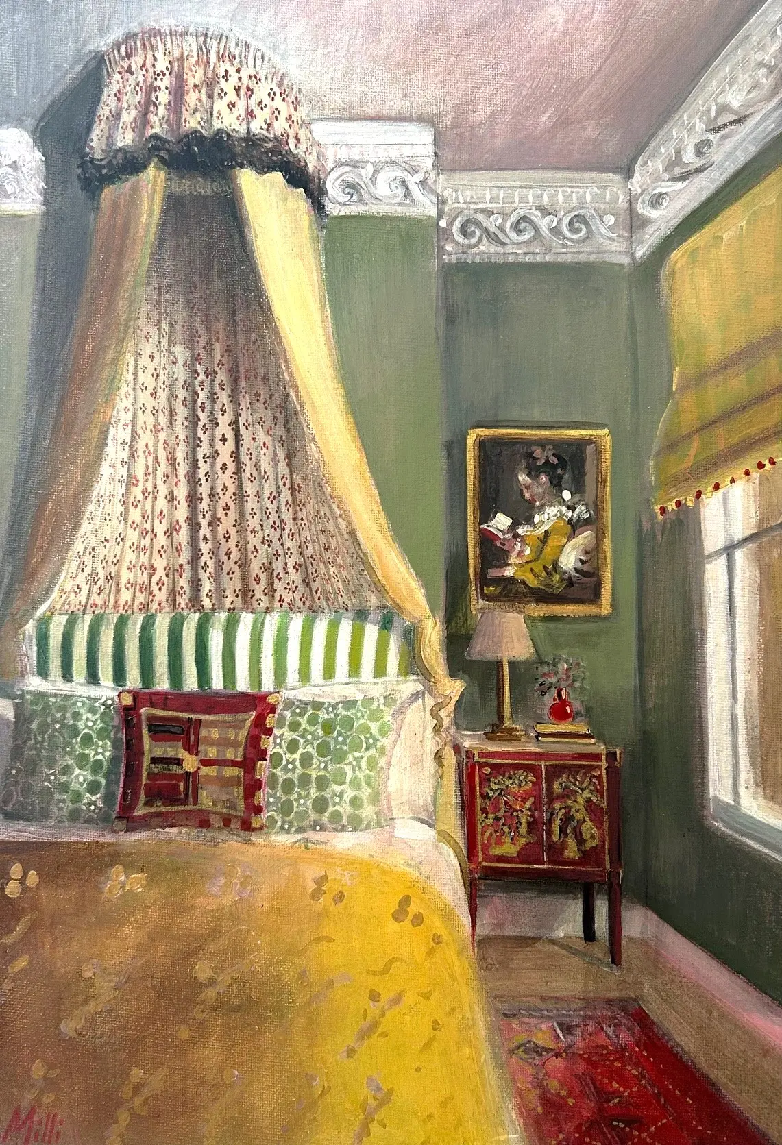 Louise Millin - canopy bedroom