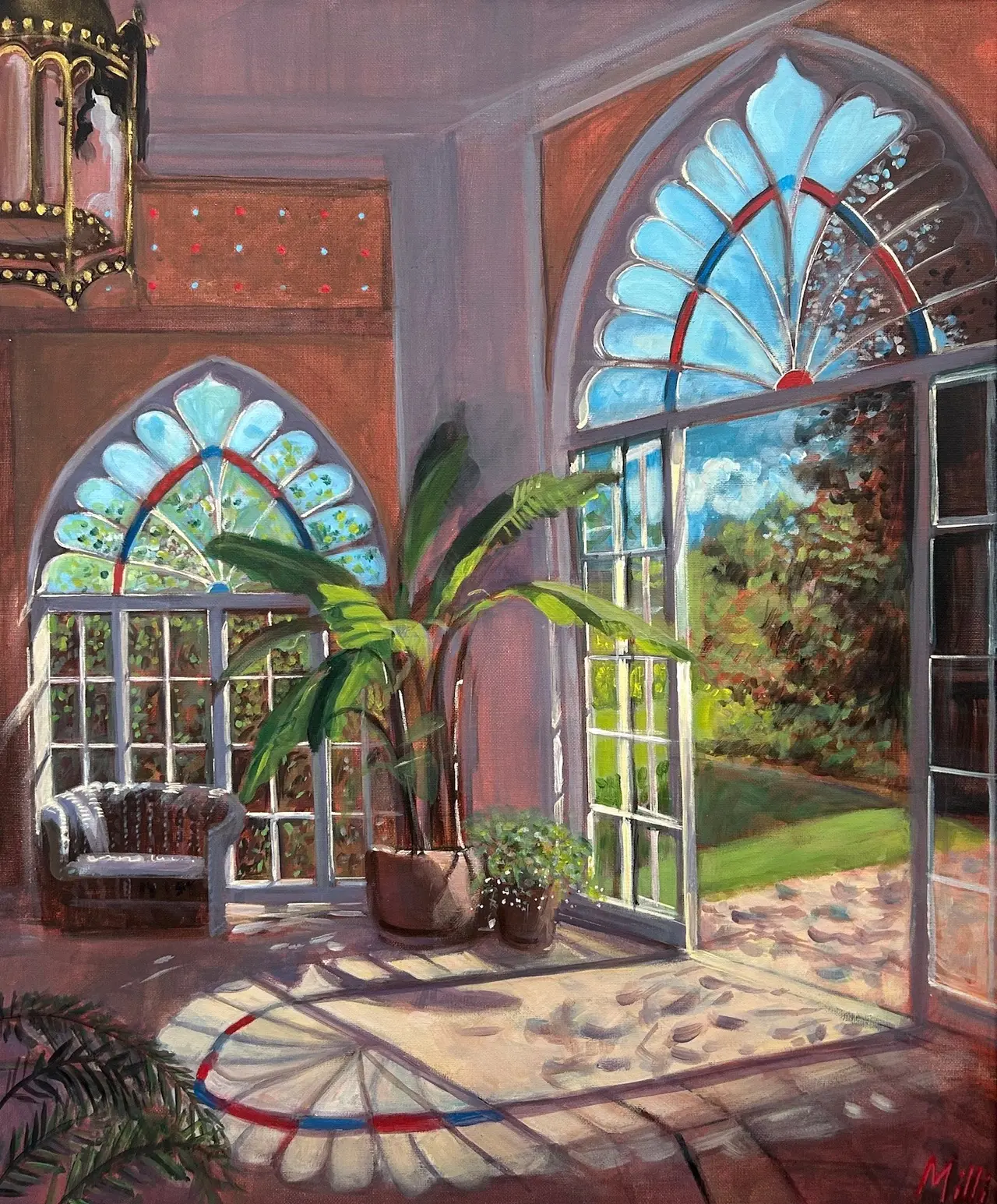 Louise Millin - afternoon light, sezincote house