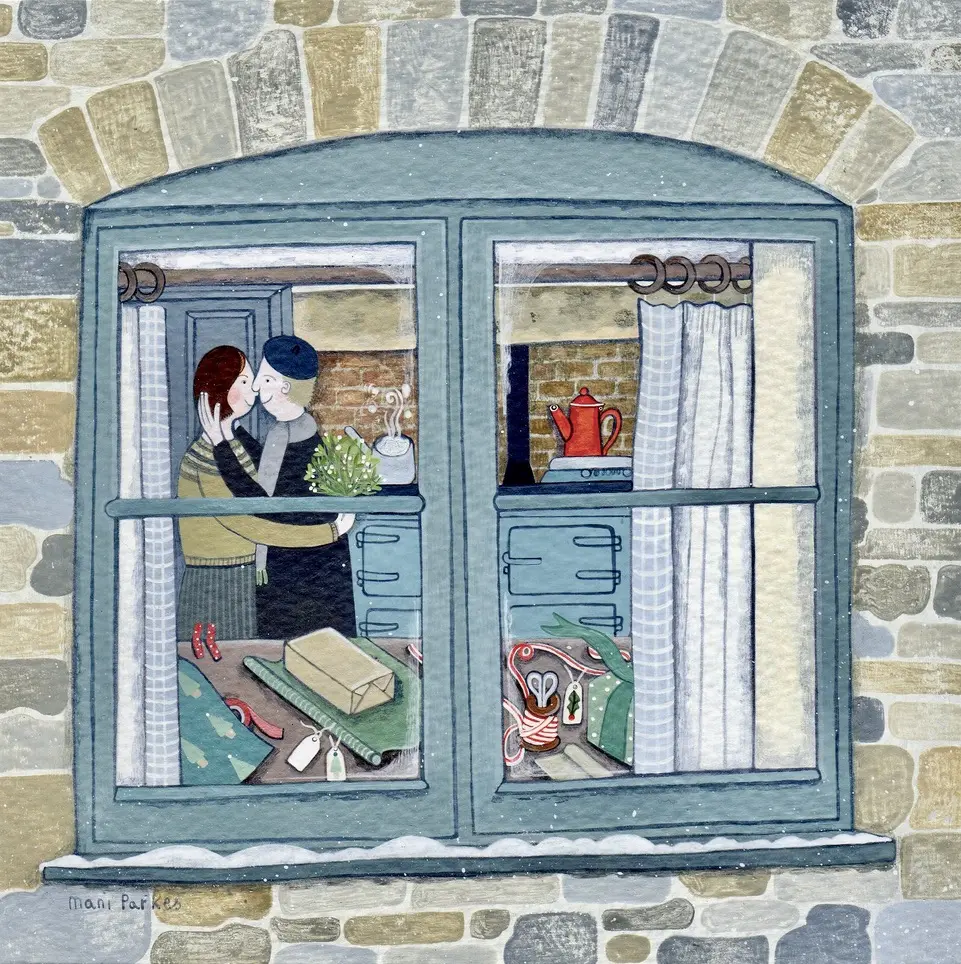 Mani Parkes - a sprig of mistletoe