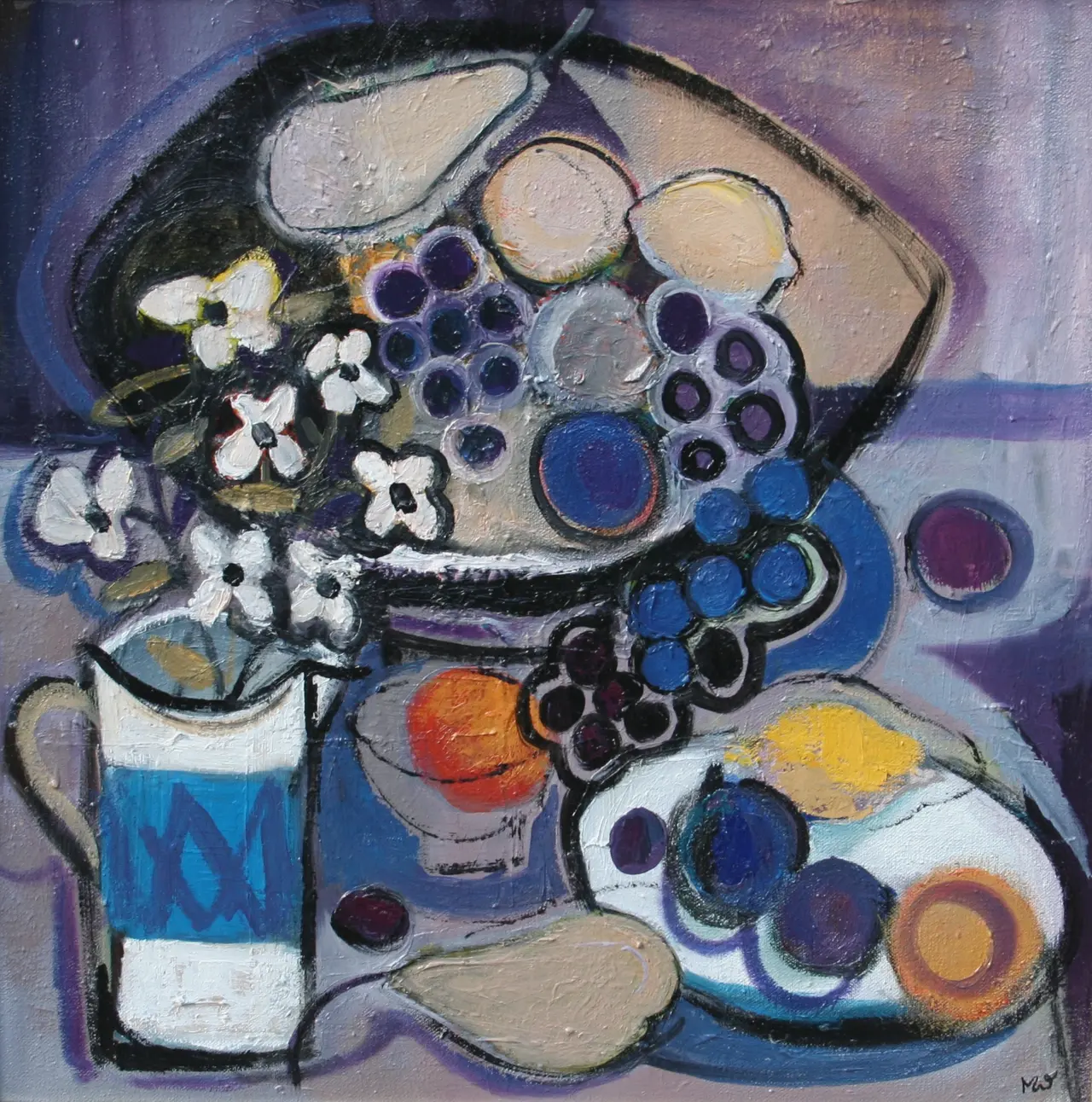 Marissa Weatherhead - jug with white flowers