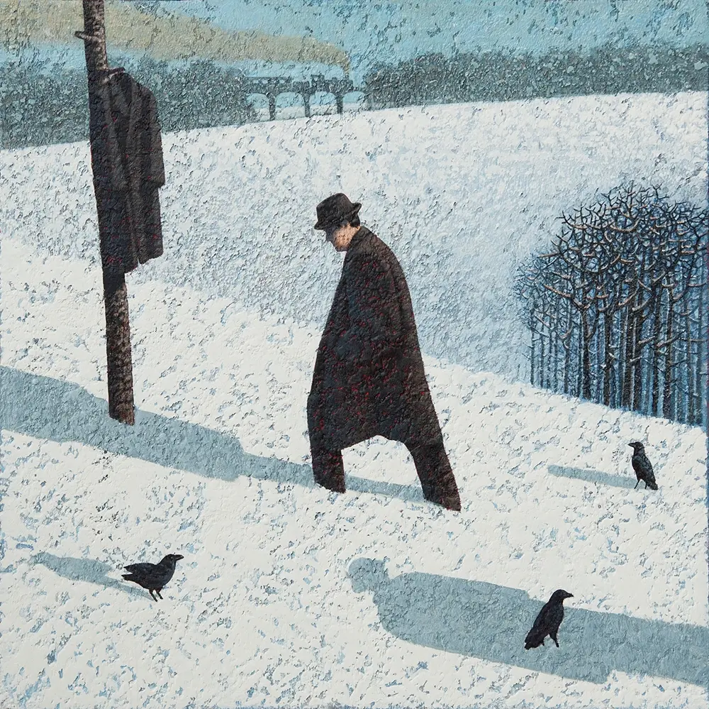 Mark Edwards - walking past the coat