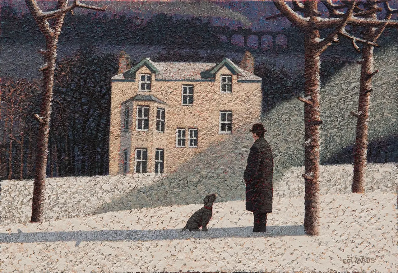 Mark Edwards - watching two trains pass