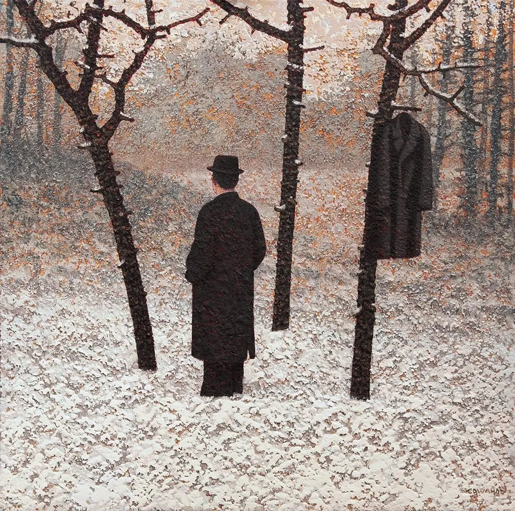 Mark Edwards - waiting with the coat