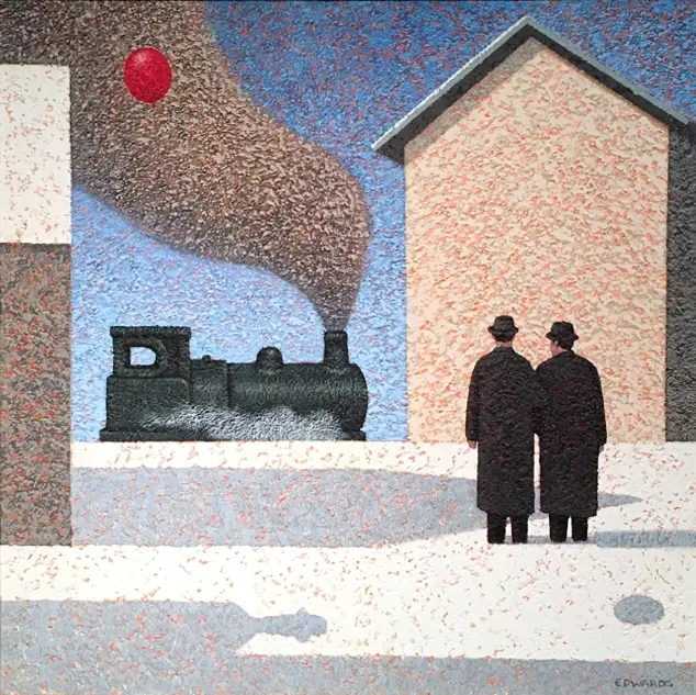 Mark Edwards - waiting for the train to pass