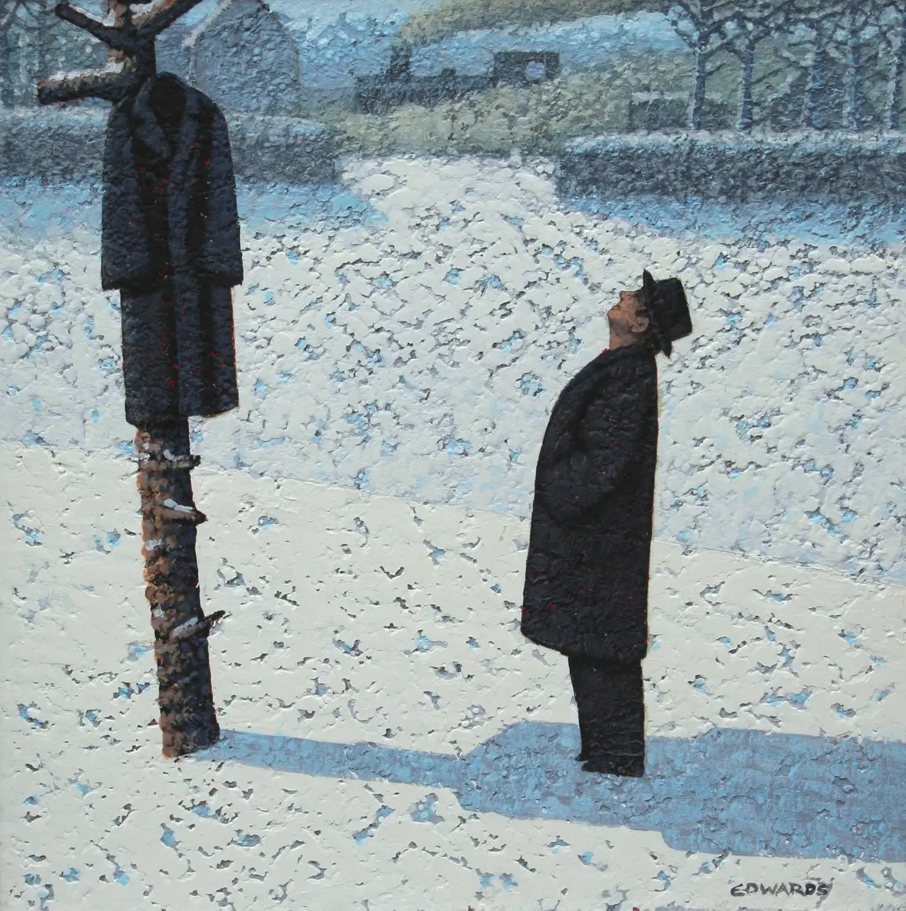 Mark Edwards - man up a tree