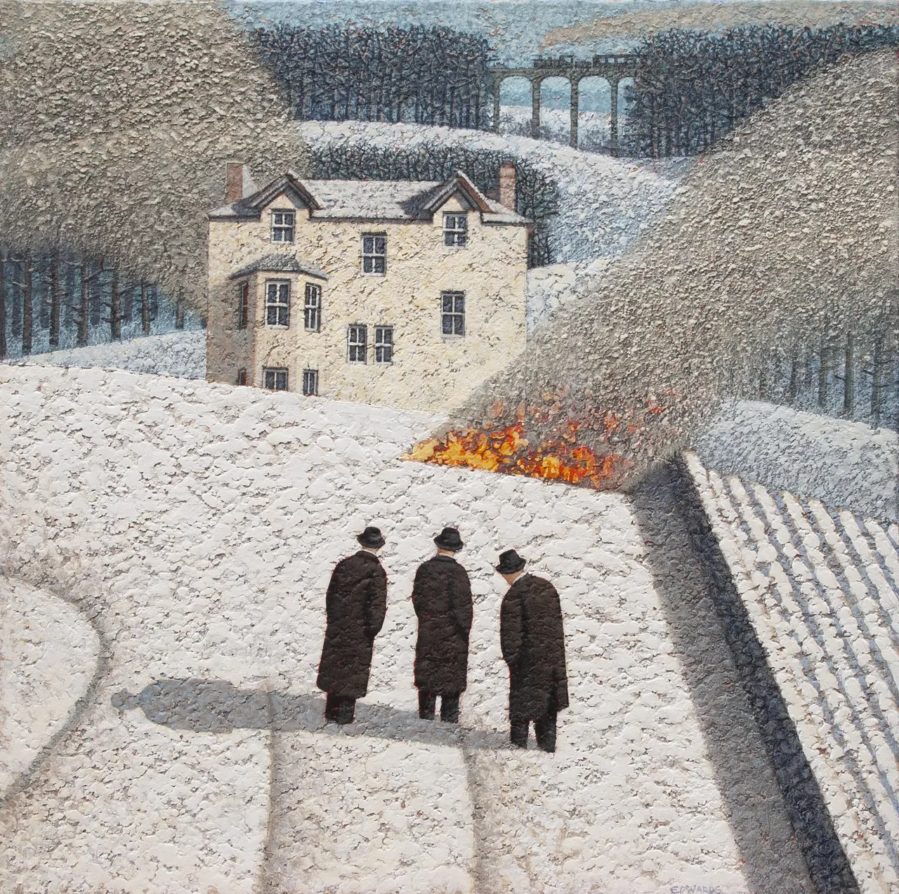 Mark Edwards - three men, two fires and a train