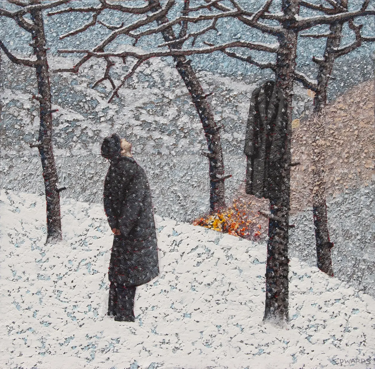 Mark Edwards - talking to his friend