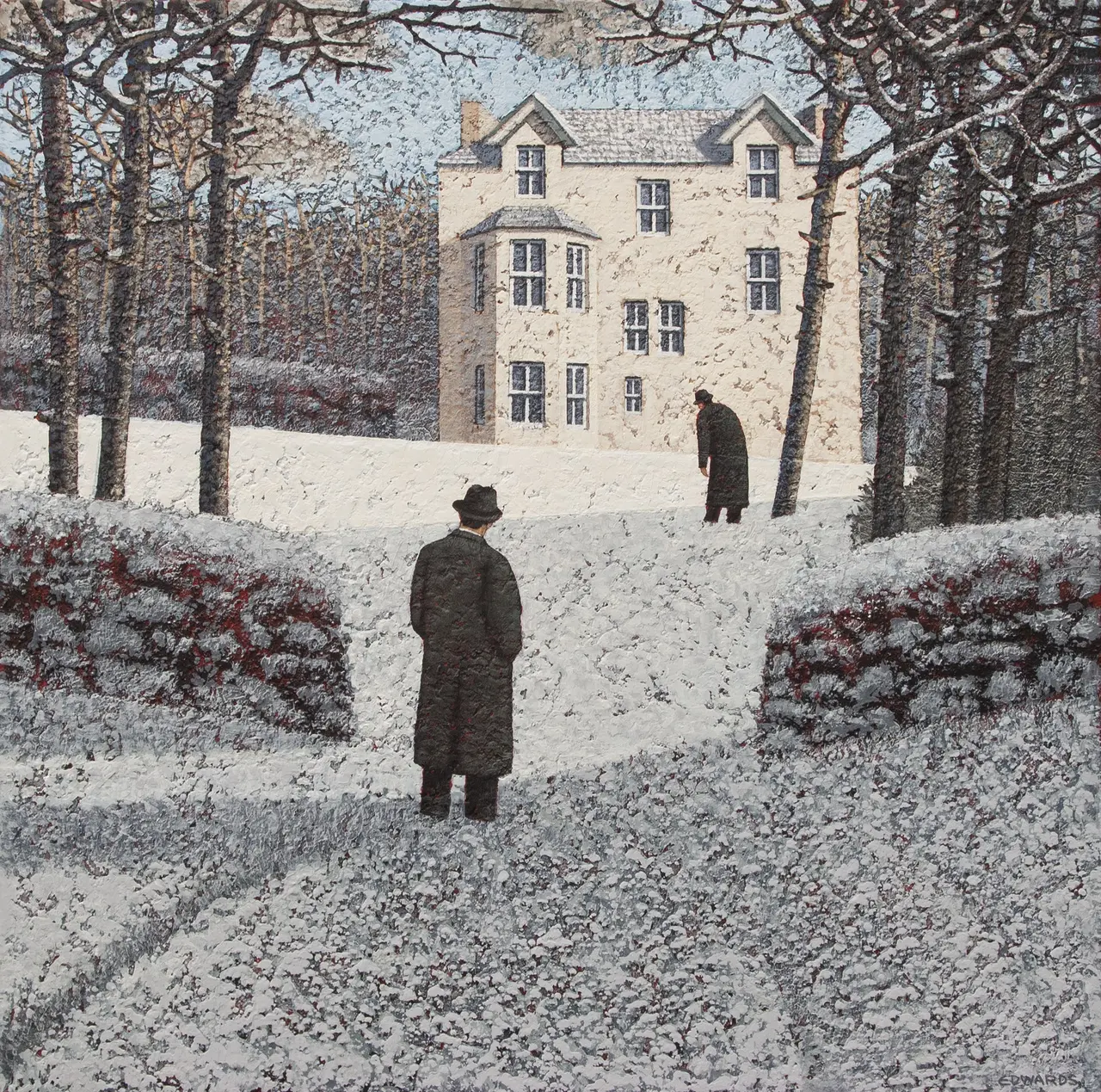 Mark Edwards - watching his neighbour