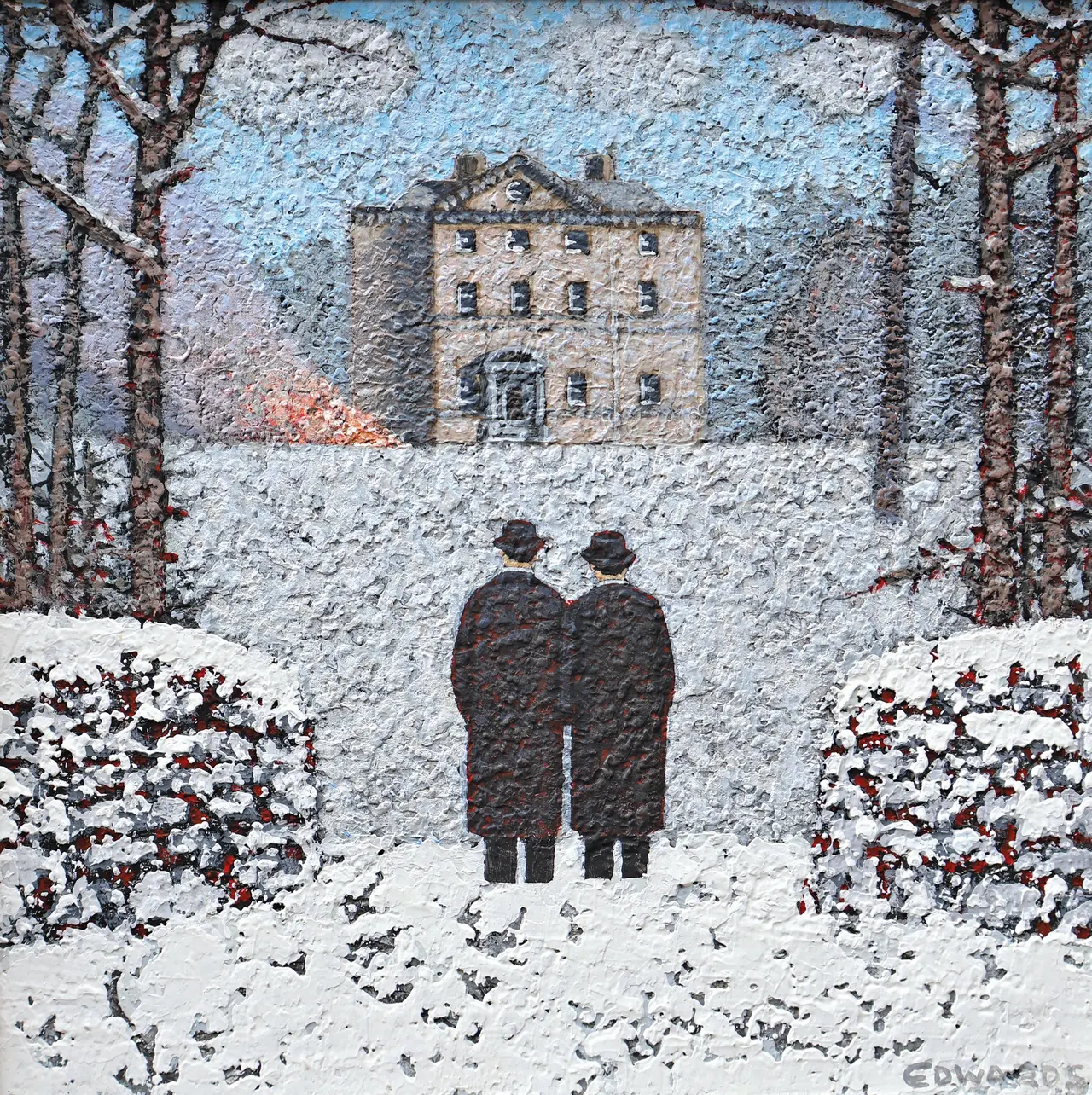 Mark Edwards - watching from the wall
