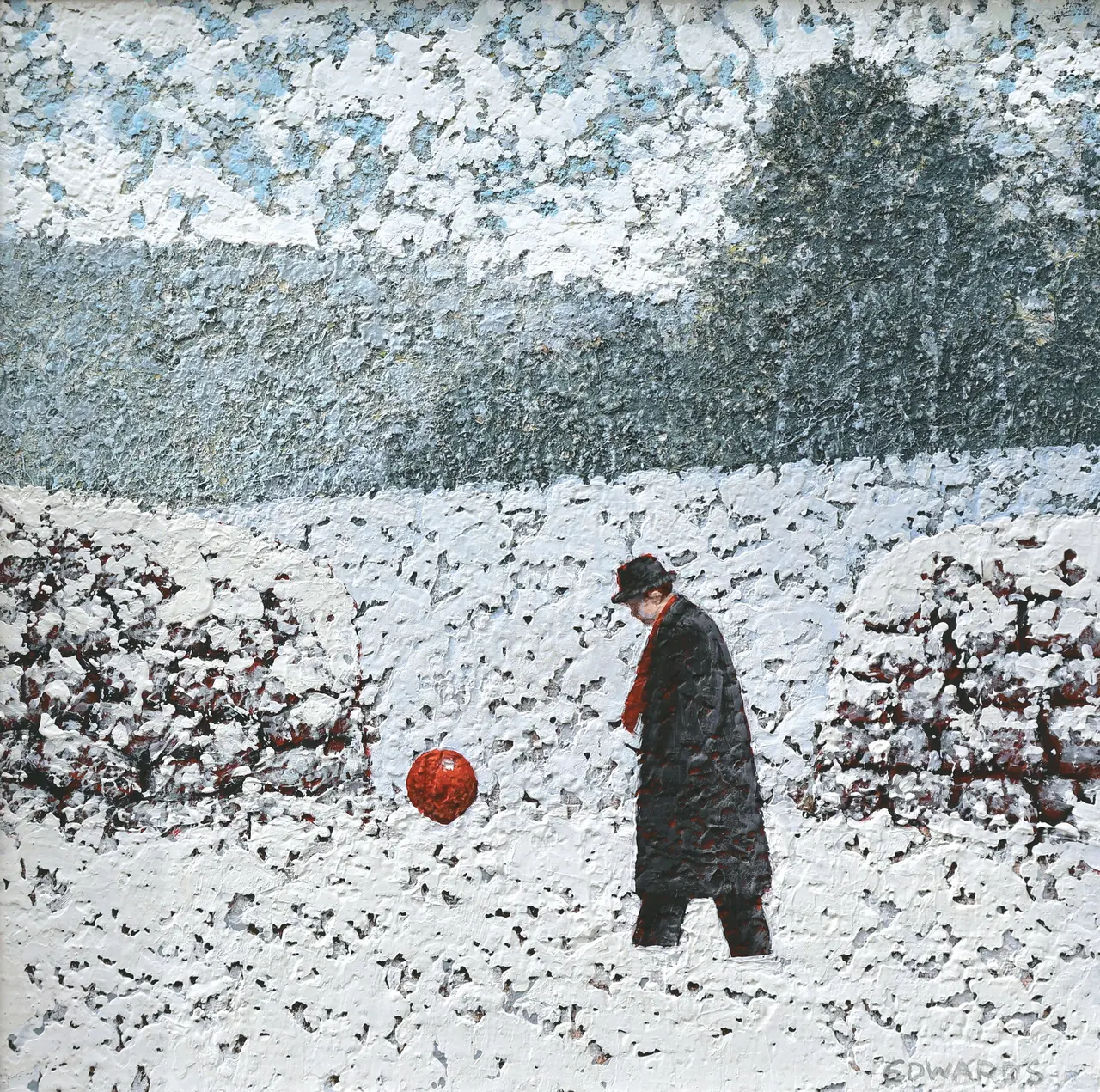 Mark Edwards - red scarf still following red balloon
