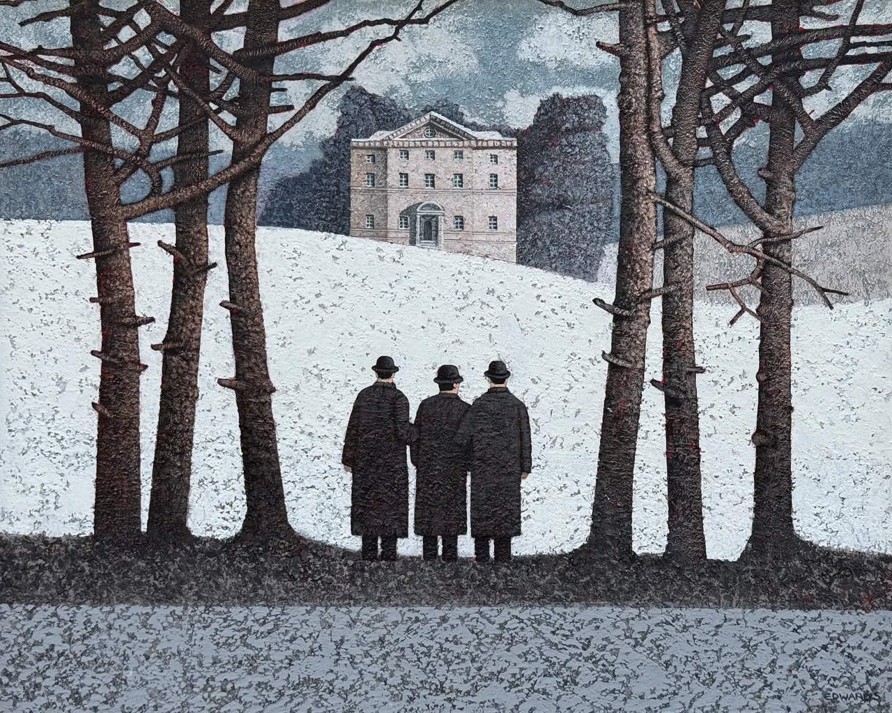 Mark Edwards - arriving at their grandmother's house