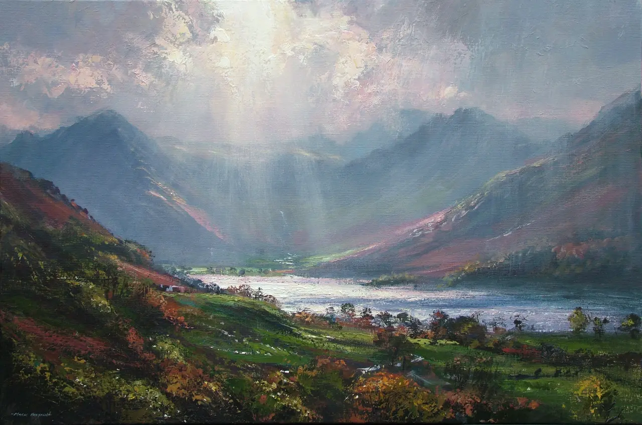 Mark Preston - a break in the cloud, buttermere