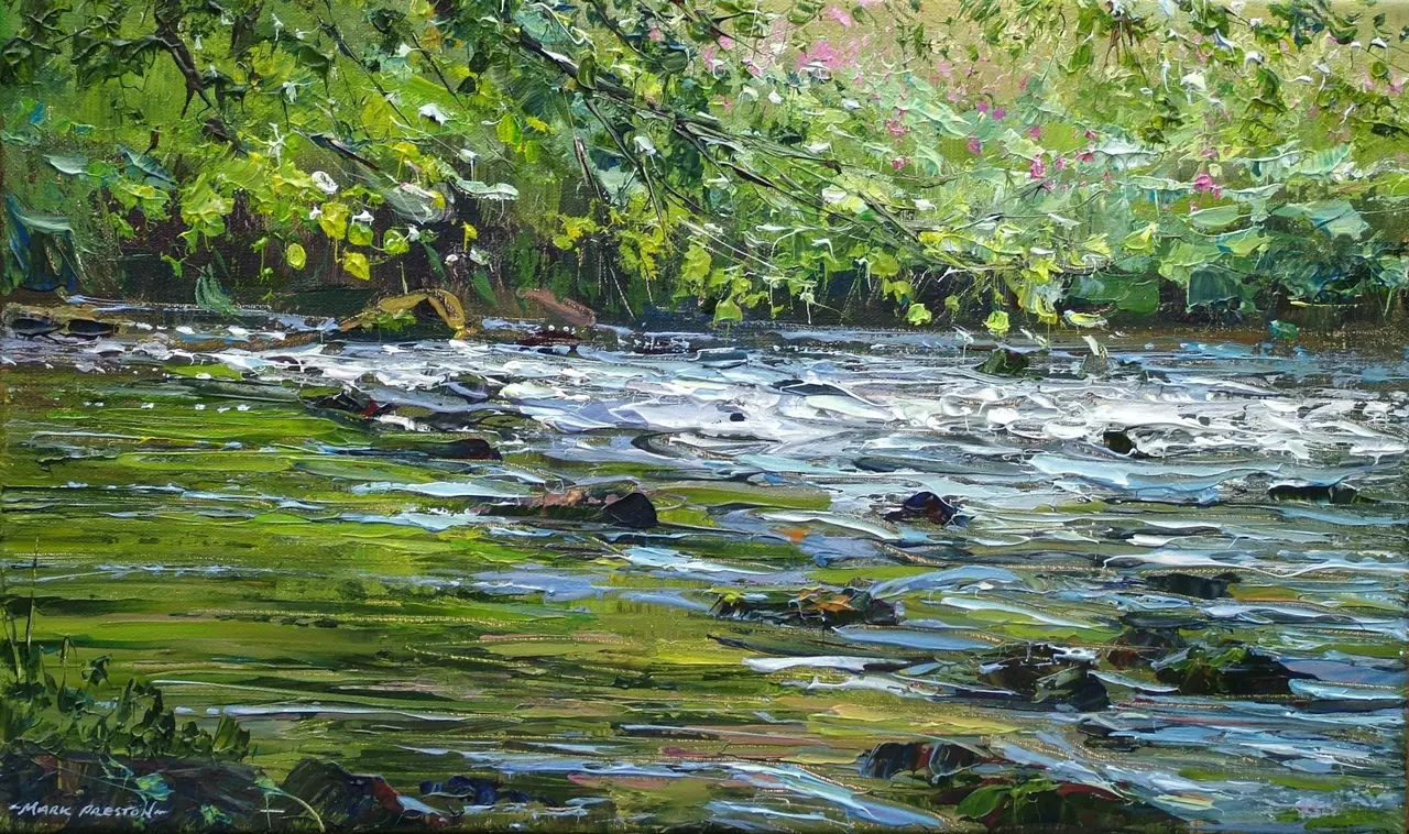 Mark Preston - across the river, dovedale
