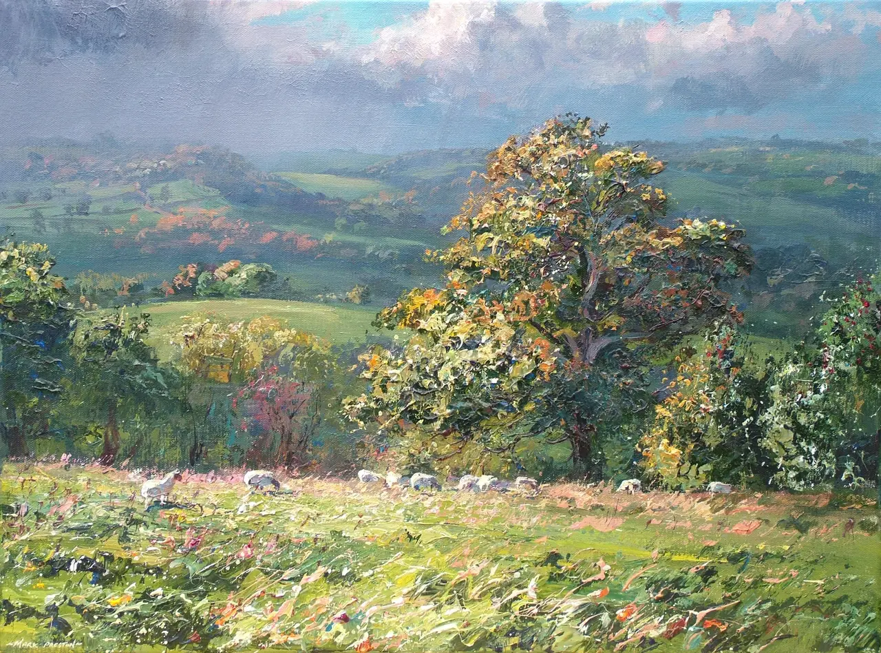 Mark Preston - sunshine and showers, ashleyhay