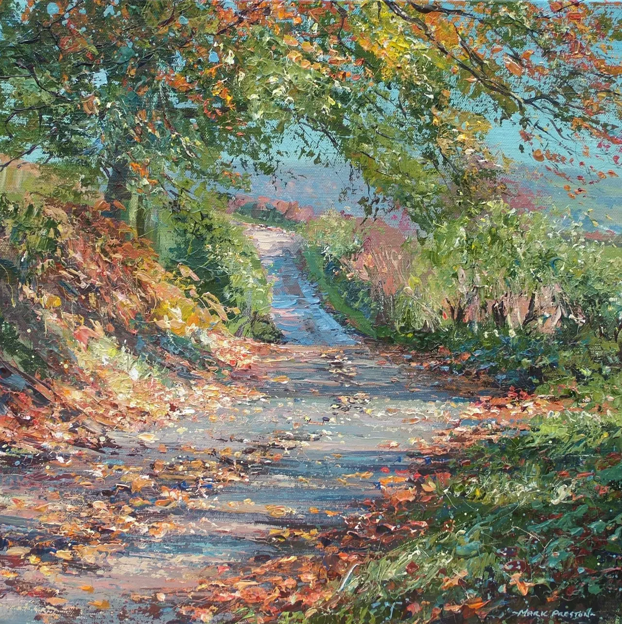 Mark Preston - autumn morning, gunhills