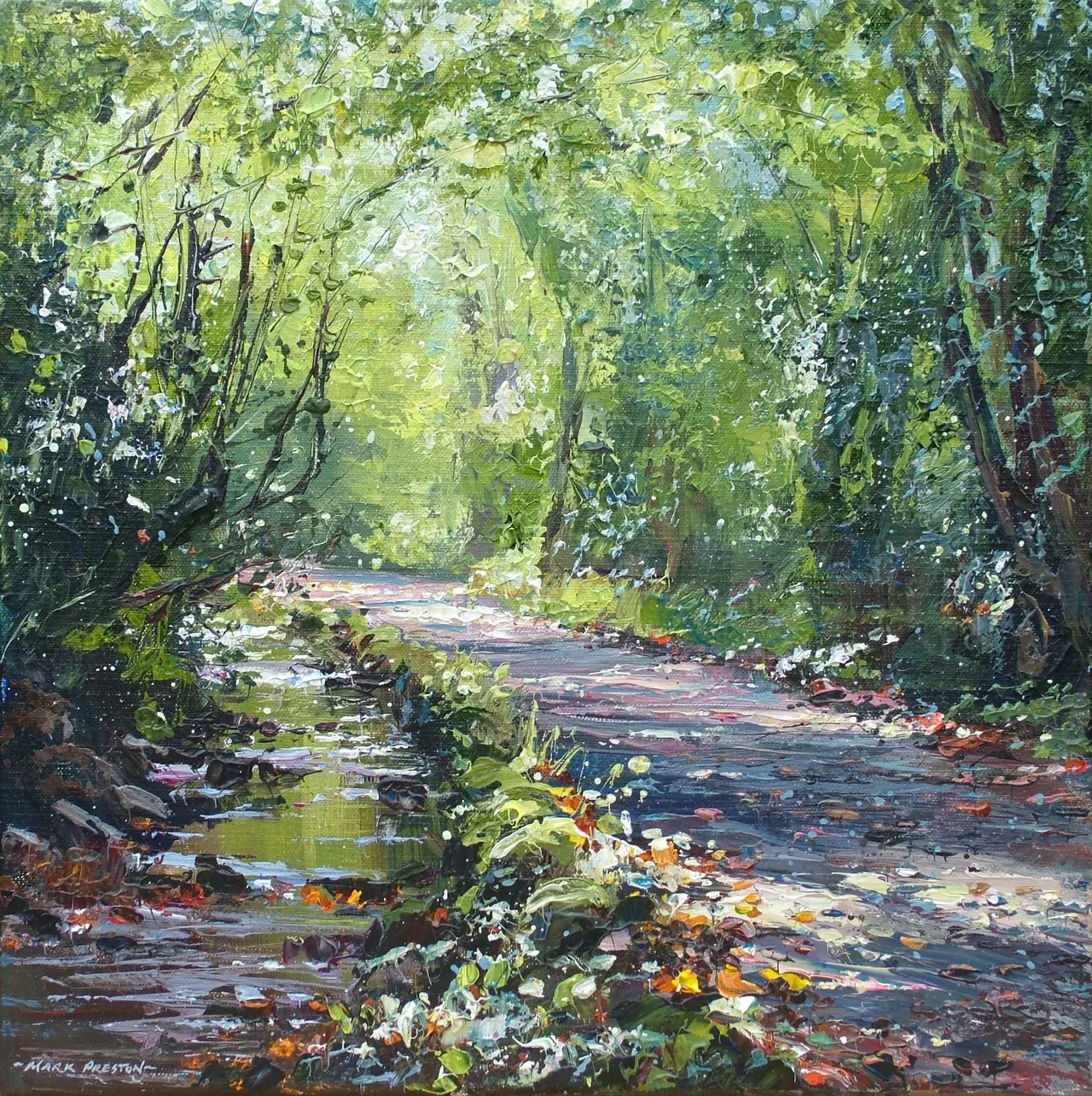 Mark Preston - dappled light, taylor's lane