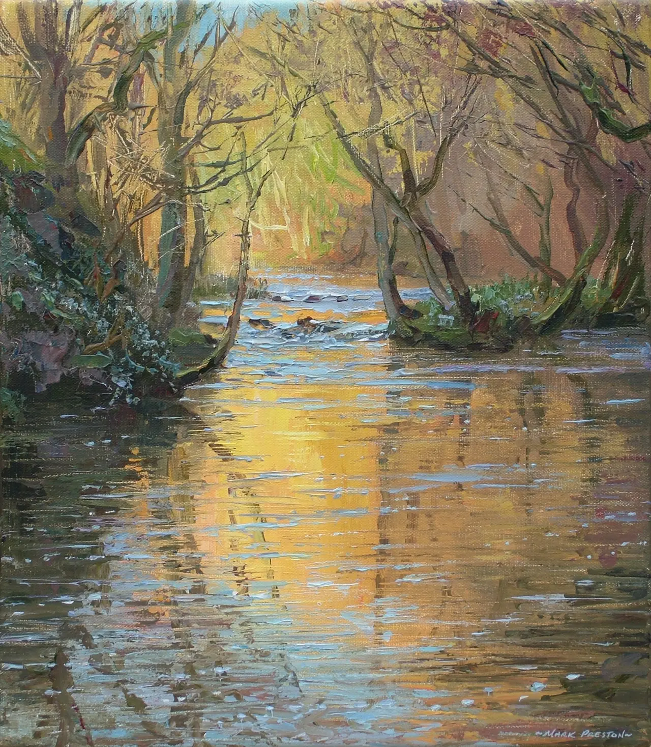 Mark Preston - reflected gold, wolfscote dale