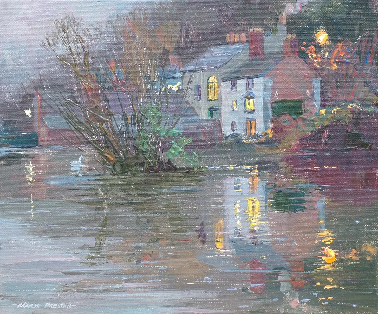 Mark Preston - winter afternoon, cromford