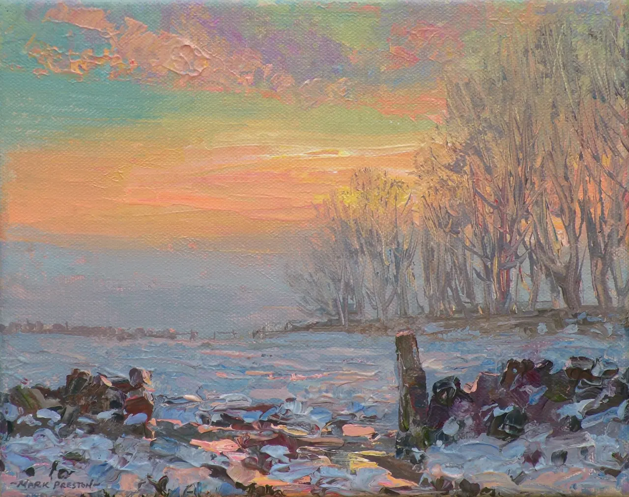 Mark Preston - winter glow, alsop