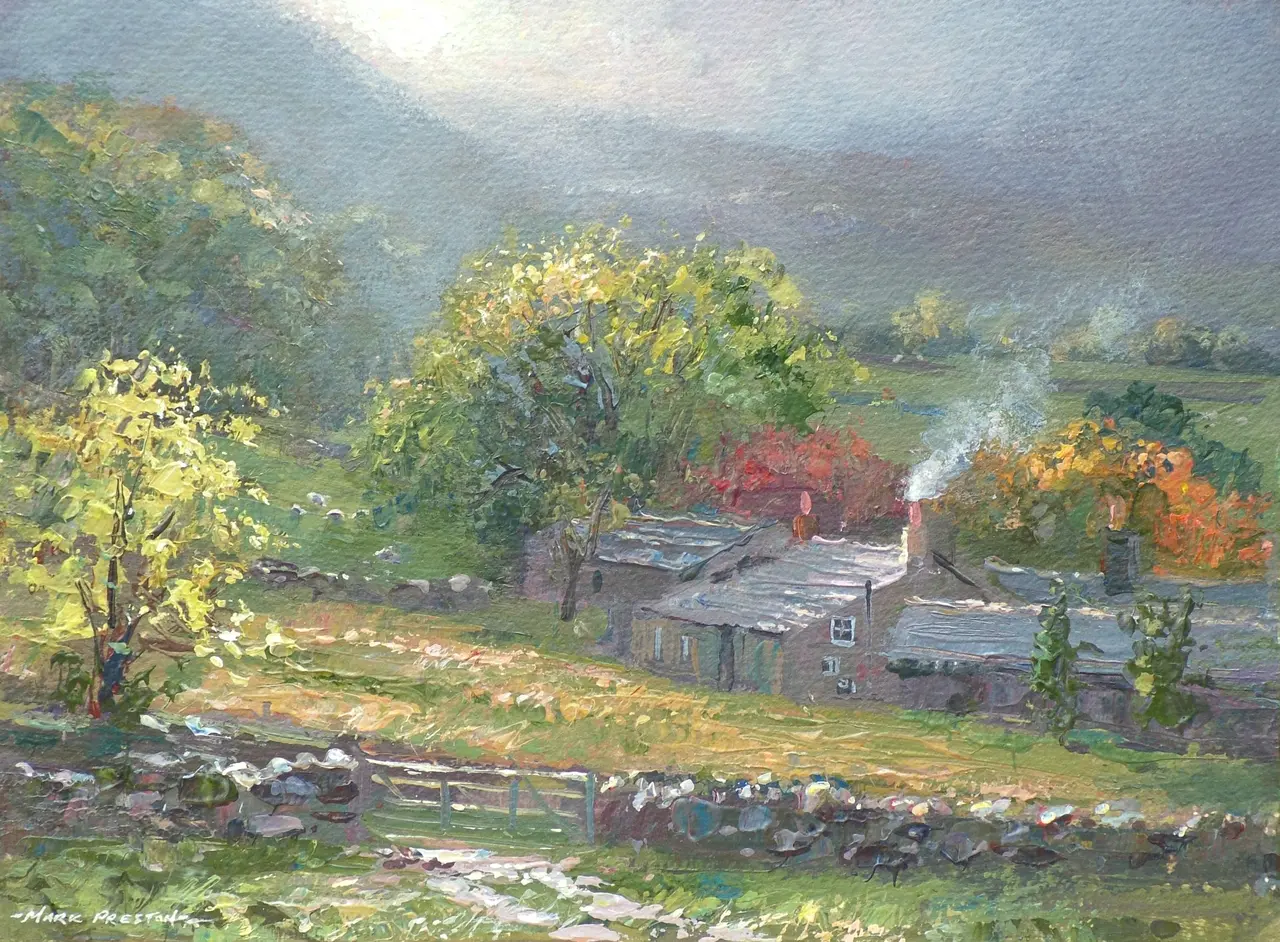 Mark Preston - october light, lowpark cottage