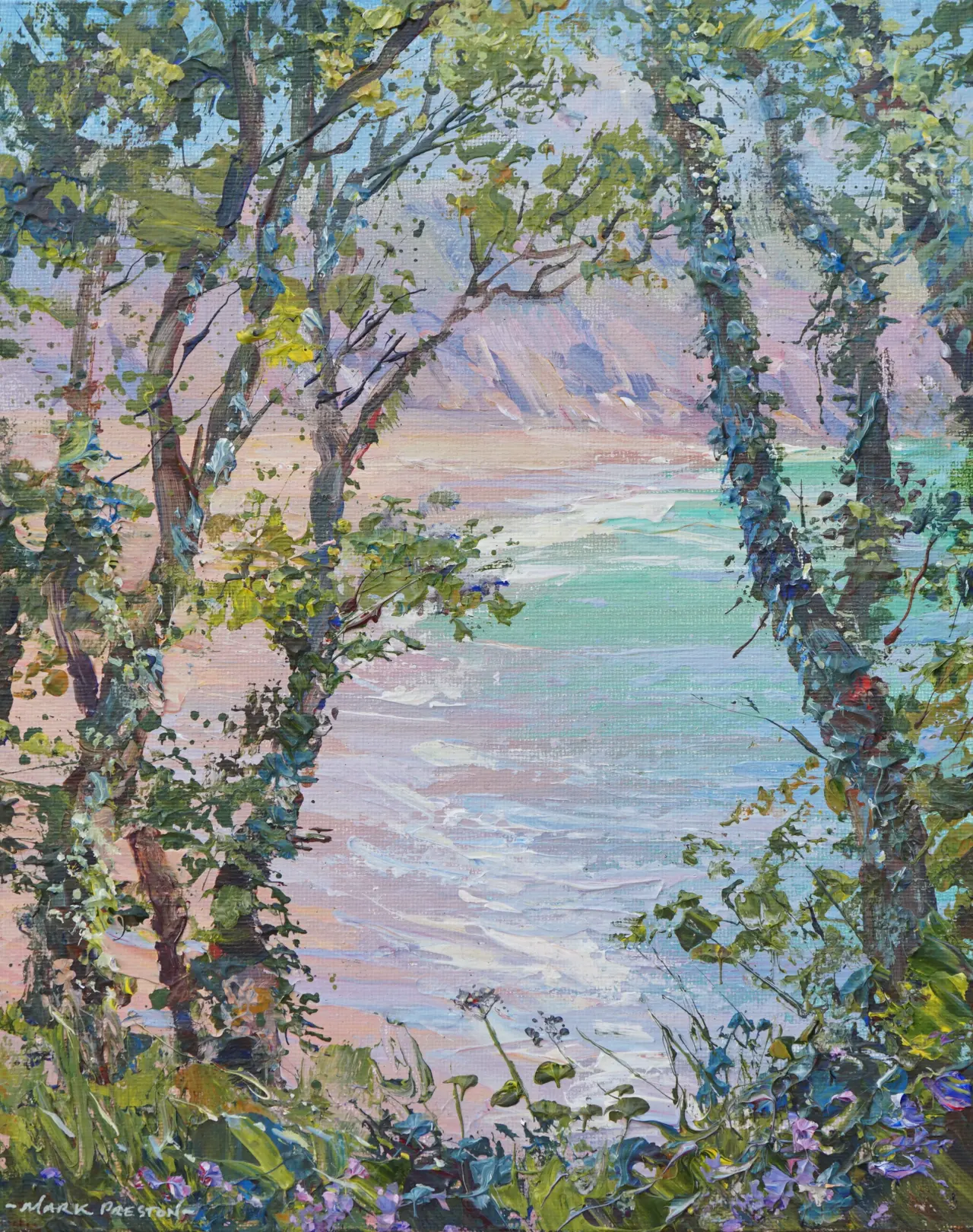 Mark Preston - through the trees, barafundle bay