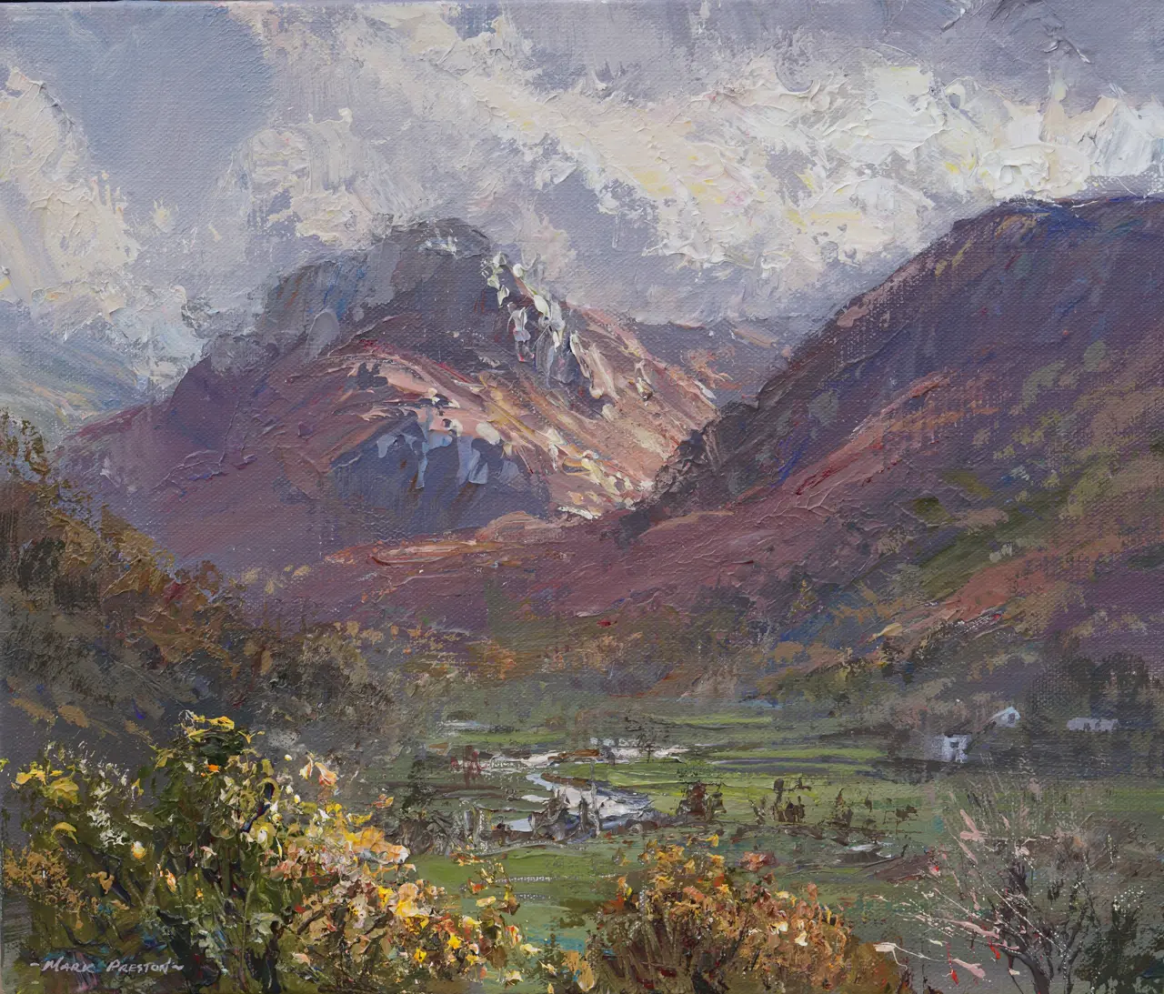 Mark Preston - november sunlight, eagle crag